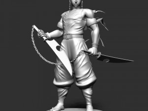 Tengen Uzui - Demon Slayer 3D प्रिंट मॉडल