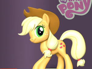 アップルジャック - リトルポニー 3Dプリントモデル