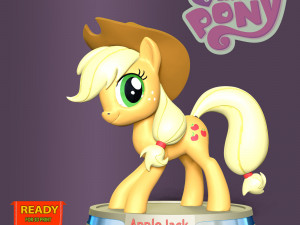 AppleJack - Little Pony 3D 프린트 모델