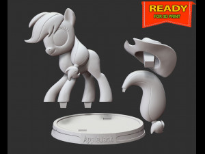 AppleJack - Little Pony 3D 프린트 모델