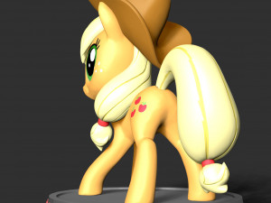 AppleJack - Little Pony 3D 프린트 모델