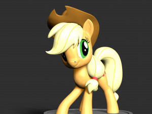 AppleJack - Little Pony 3D 프린트 모델