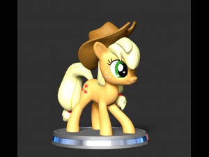 AppleJack - Little Pony 3D 프린트 모델