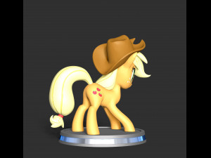 AppleJack - Little Pony 3D 프린트 모델