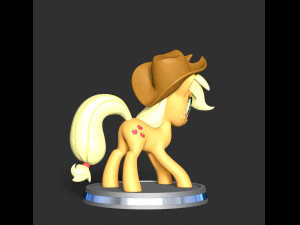 AppleJack - Little Pony 3D Print Model