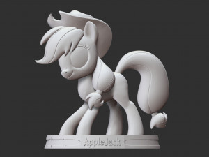 AppleJack - Little Pony 3D 프린트 모델