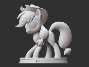 AppleJack - Little Pony 3D Print Model