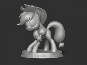 AppleJack - Little Pony 3D Print Model