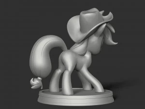 AppleJack - Little Pony 3D Print Model
