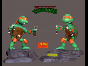 Michelangelo - Teenage Mutant Ninja Turtles Modello di stampa 3D