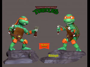 Michelangelo - Teenage Mutant Ninja Turtles 3D Print Model