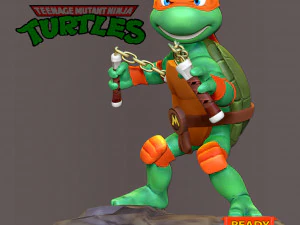 Michelangelo - Teenage Mutant Ninja Turtles 3D Print Model