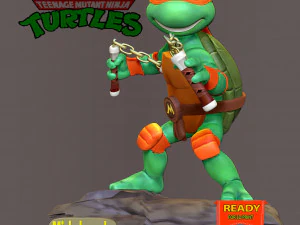 Michelangelo - Teenage Mutant Ninja Turtles 3D Print Model