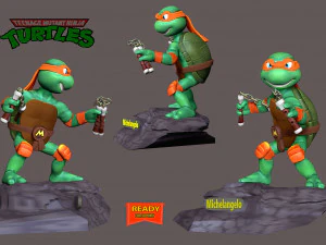 Michelangelo - Teenage Mutant Ninja Turtles 3D Print Model