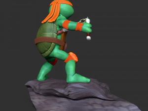 Michelangelo - Teenage Mutant Ninja Turtles 3D Print Model