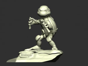 Michelangelo - Teenage Mutant Ninja Turtles 3D Print Model