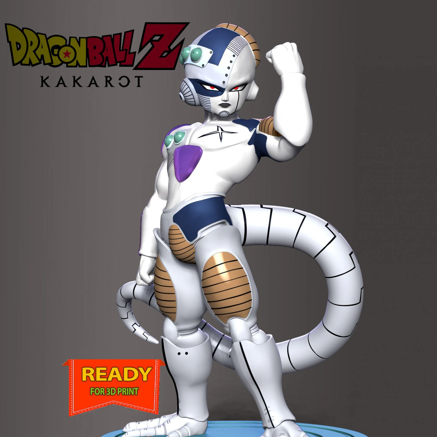Mecha Frieza - Dragon Ball 3D Print Model .c4d .max .obj .3ds .fbx .stl .blend 
