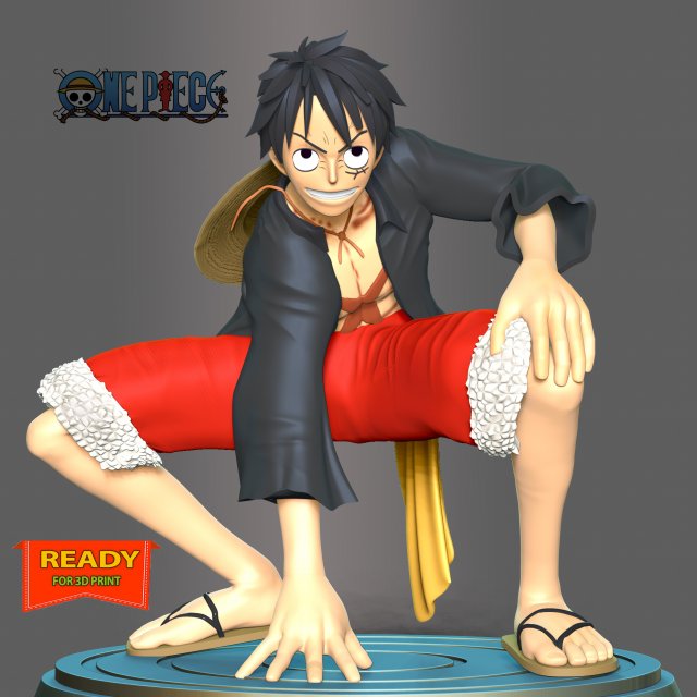 Stickers Luffy Personnage One Piece Anime — L'Atelier à Stickers