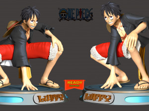 Monkey D Luffy - One Piece 3Dプリントモデル