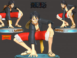 Monkey D Luffy - One Piece 3Dプリントモデル