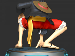 Monkey D Luffy - One Piece 3Dプリントモデル