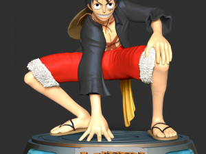 Monkey D Luffy - One Piece 3Dプリントモデル