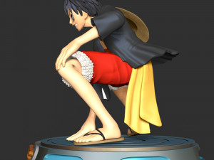 Monkey D Luffy - One Piece 3Dプリントモデル