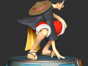Monkey D Luffy - One Piece 3Dプリントモデル