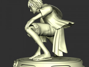 Monkey D Luffy - One Piece 3Dプリントモデル
