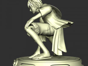 Monkey D Luffy - One Piece 3D Print Model