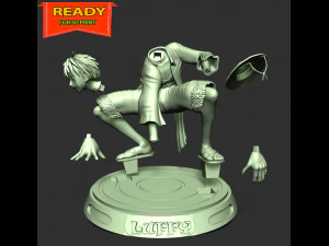 Monkey D Luffy - One Piece 3D Print Model