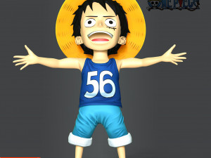 Kid Luffy - One Piece 3D Print Models