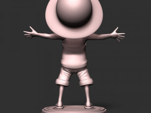 Kid Luffy - One Piece 3D 打印模型