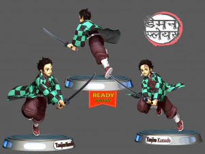 Tanjiro Kamado - Demon Slayer 3D Print Model