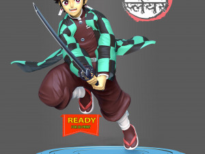 Tanjiro Kamado - Demon Slayer 3D Принт Модель