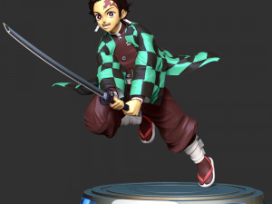 Tanjiro Kamado - Demon Slayer 3D Принт Модель