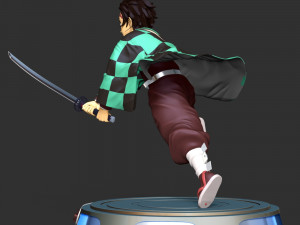 Tanjiro Kamado - Demon Slayer 3D Принт Модель