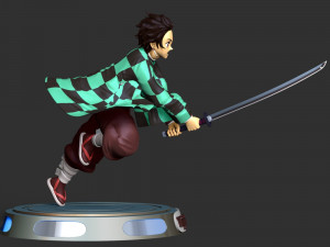 Tanjiro Kamado - Demon Slayer 3D Принт Модель