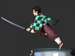 Tanjiro Kamado - Demon Slayer 3D Принт Модель