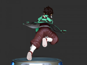 Tanjiro Kamado - Demon Slayer 3D Принт Модель