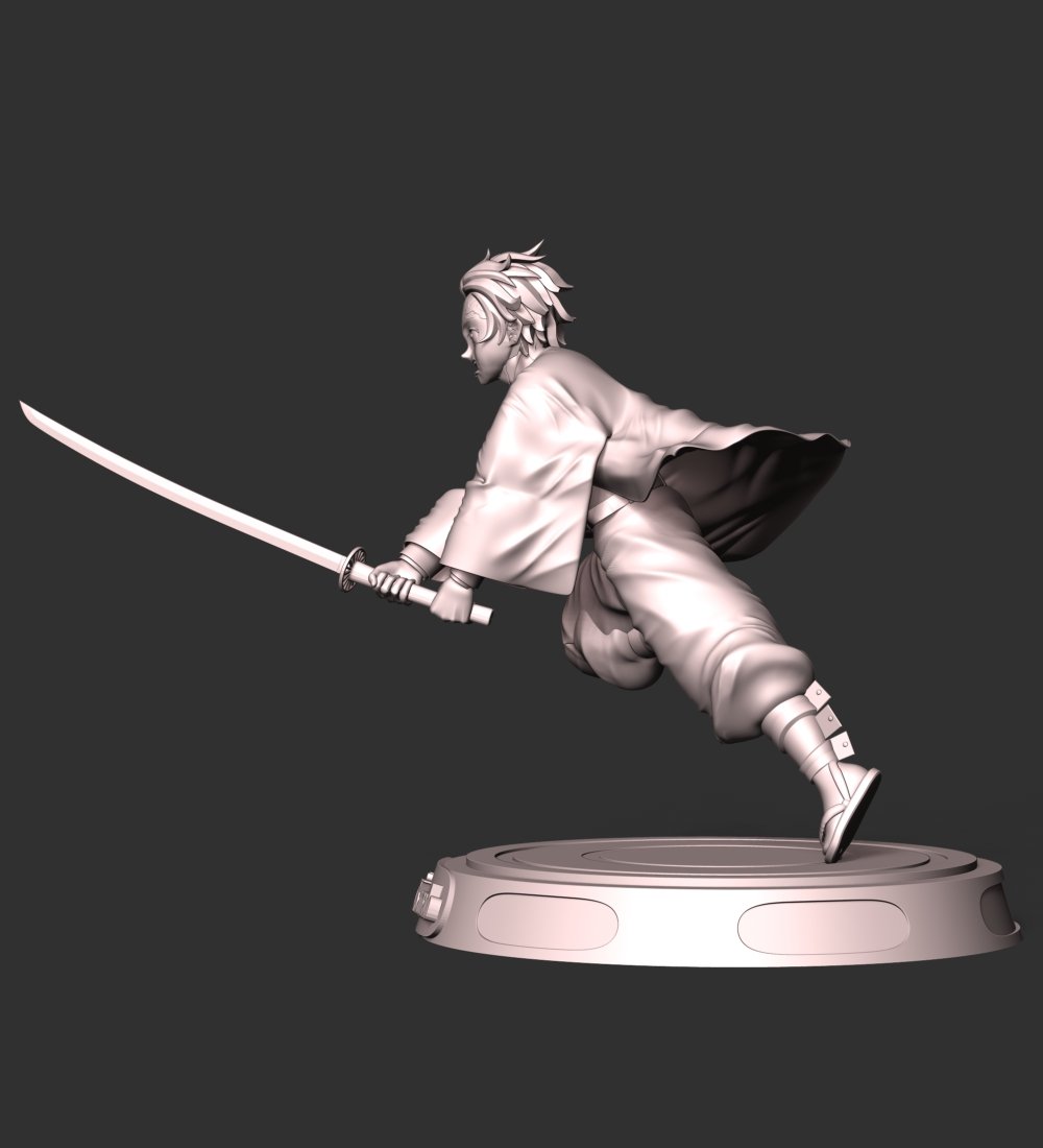 Tanjiro kamado - demon slayer 3D Print Model in Figurines 3DExport