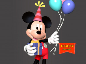Mickey - Party 3D Print Models