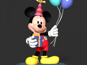 Mickey - Party 3D प्रिंट मॉडल