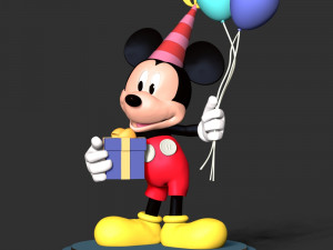 Mickey - Party 3D प्रिंट मॉडल