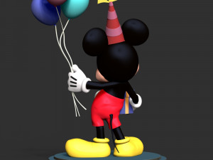 Mickey - Party 3D प्रिंट मॉडल