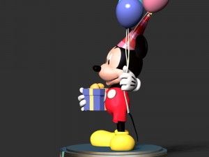 Mickey - Party 3D प्रिंट मॉडल