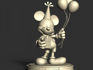 Mickey - Party 3D प्रिंट मॉडल