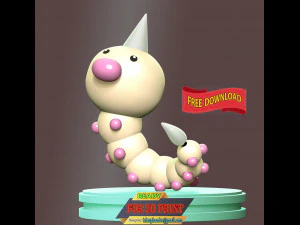 Weedle - Pokemon Go 3D Принт Модель