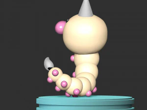 Weedle - Pokemon Go 3D Print Model