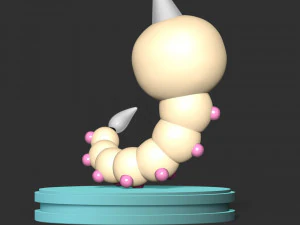 Weedle - Pokemon Go 3D Print Model